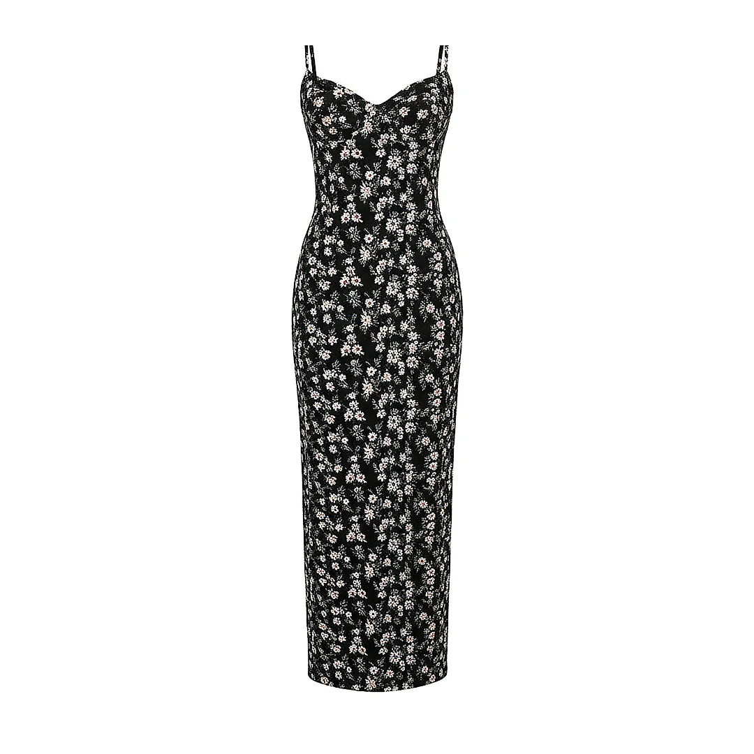 Kirablend Scuba Knit Sweetheart Bodycon Dress for Cocktail Elegance