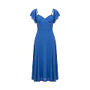 Kirablend Tencel Sweetheart Sundress with Flutter Sleeves — Vacation Style