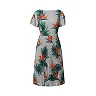 Kirablend Crepe Boat Neck Pleated Dress with Flutter Sleeves — Office Elegance
