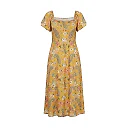 Kirablend Linen Blend Flutter Sleeve Sundress — Perfect for Sunny Escapes