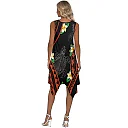 Kirablend Tessa Tropical-Print Tank Midi Dress