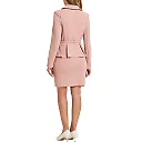 Kirablend Juno Belted Peplum Blazer & Mini Pencil Skirt Set