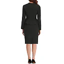 Kirablend Harlow Collarless Peplum Blazer & Pencil Skirt Set