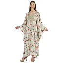 Kirablend Indira Kimono-Sleeve Kaftan Maxi Dress