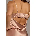Kirablend Sylvie Charmeuse Spaghetti Strap Mini Sheath Dress