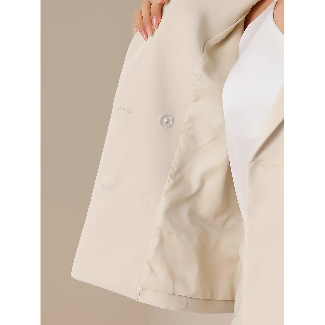 Kirablend Adele Two-Button Blazer & Midi Pencil Skirt Suit
