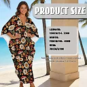 Kirablend Kai Printed Batwing Kaftan Beach Cover-Up Dress