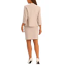 Kirablend Piper Notched-Collar Blazer & Pencil Skirt Set