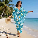 Kirablend Leilani Oversized Batwing Kaftan Cover-Up