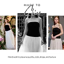 Kirablend Fleur Strapless Tulle Drop-Waist Gown