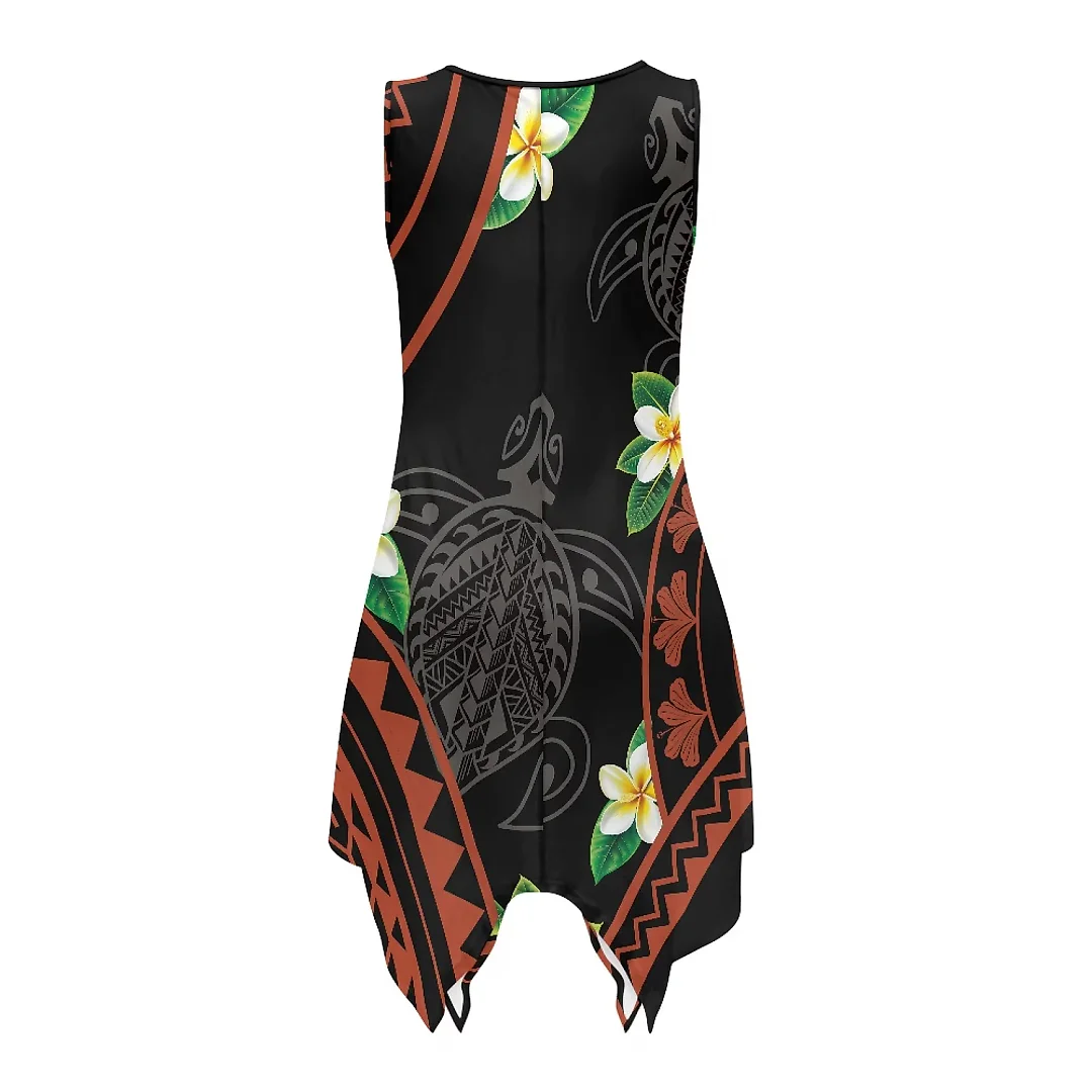 Kirablend Tessa Tropical-Print Tank Midi Dress