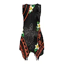 Kirablend Tessa Tropical-Print Tank Midi Dress