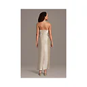 Kirablend Ivy Sculpting Satin Halter Mini Sheath Dress