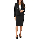 Kirablend Adele Two-Button Blazer & Midi Pencil Skirt Suit