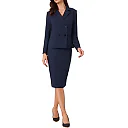 Kirablend Adele Two-Button Blazer & Midi Pencil Skirt Suit