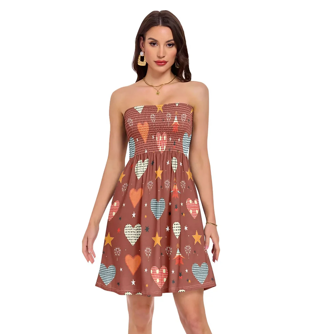 Kirablend Della Strapless A-Line Tube Sundress