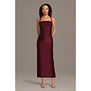 Kirablend Ivy Sculpting Satin Halter Mini Sheath Dress