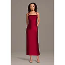 Kirablend Ivy Sculpting Satin Halter Mini Sheath Dress