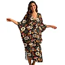 Kirablend Kai Printed Batwing Kaftan Beach Cover-Up Dress