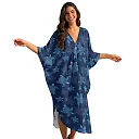 Kirablend Kai Printed Batwing Kaftan Beach Cover-Up Dress