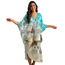 Kirablend Leilani Oversized Batwing Kaftan Cover-Up