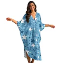 Kirablend Leilani Oversized Batwing Kaftan Cover-Up