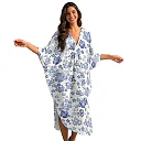 Kirablend Leilani Oversized Batwing Kaftan Cover-Up