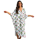 Kirablend Leilani Oversized Batwing Kaftan Cover-Up