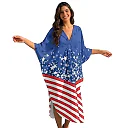 Kirablend Leilani Oversized Batwing Kaftan Cover-Up