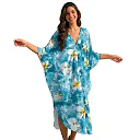 Kirablend Leilani Oversized Batwing Kaftan Cover-Up