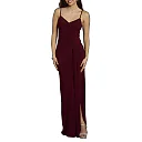 Kirablend Maren Jersey V-Neck Ruched Maxi Dress