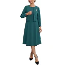 Kirablend Marlowe Sleeveless Dress & Cropped Jacket Two-Piece Set