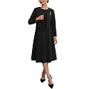 Kirablend Marlowe Sleeveless Dress & Cropped Jacket Two-Piece Set