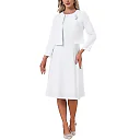 Kirablend Marlowe Sleeveless Dress & Cropped Jacket Two-Piece Set