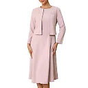 Kirablend Marlowe Sleeveless Dress & Cropped Jacket Two-Piece Set