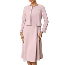 Kirablend Marlowe Sleeveless Dress & Cropped Jacket Two-Piece Set