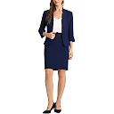 Kirablend Piper Notched-Collar Blazer & Pencil Skirt Set