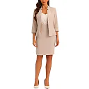 Kirablend Piper Notched-Collar Blazer & Pencil Skirt Set