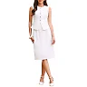 Kirablend Quinn Tailored Vest & Midi Pencil Skirt Set