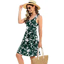 Kirablend Suki Pleated Tank Sundress with Pockets