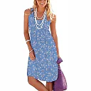 Kirablend Suki Pleated Tank Sundress with Pockets