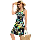 Kirablend Suki Pleated Tank Sundress with Pockets