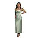 Kirablend Sylvie Charmeuse Spaghetti Strap Mini Sheath Dress