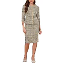 Kirablend Wren Tweed Jacket & Pencil Skirt Two-Piece Set