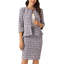 Kirablend Wren Tweed Jacket & Pencil Skirt Two-Piece Set