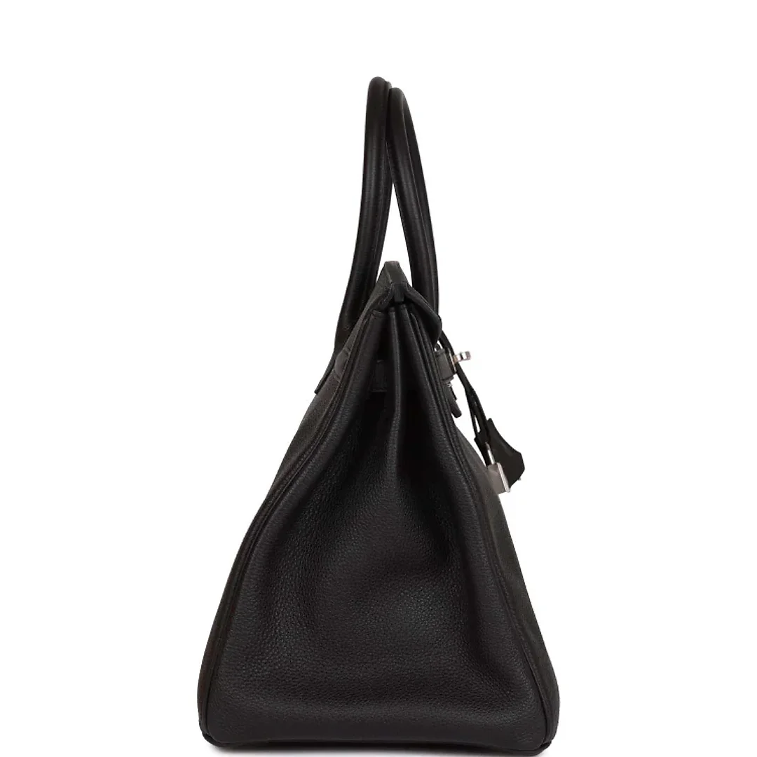 H Birkin 35 Black Togo Palladium Hardware