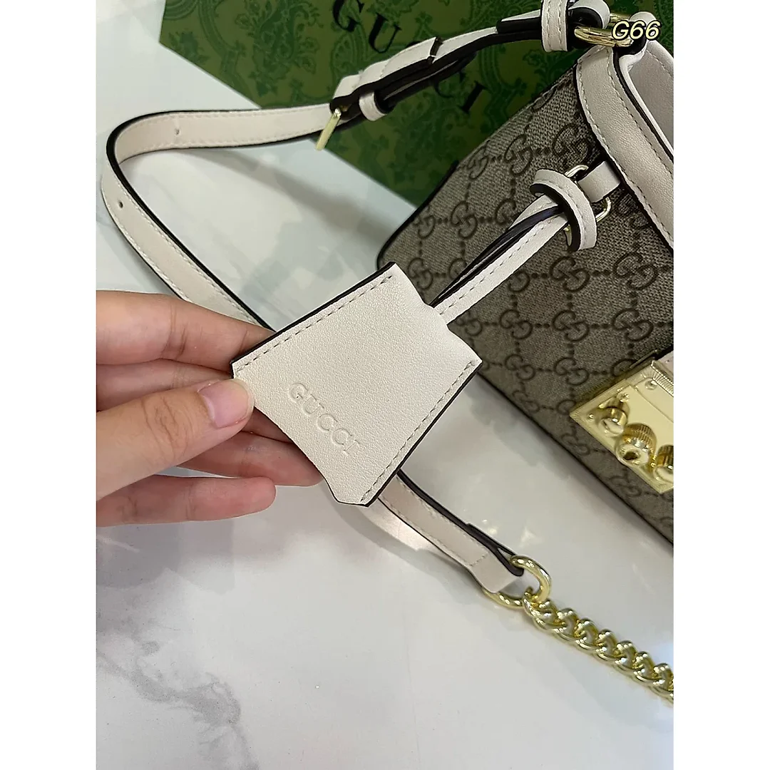 GG new arrival Padlock bag size: 25*13cm