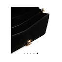 Y Cassandra Medium Top Handle Bag in Shiny Leather