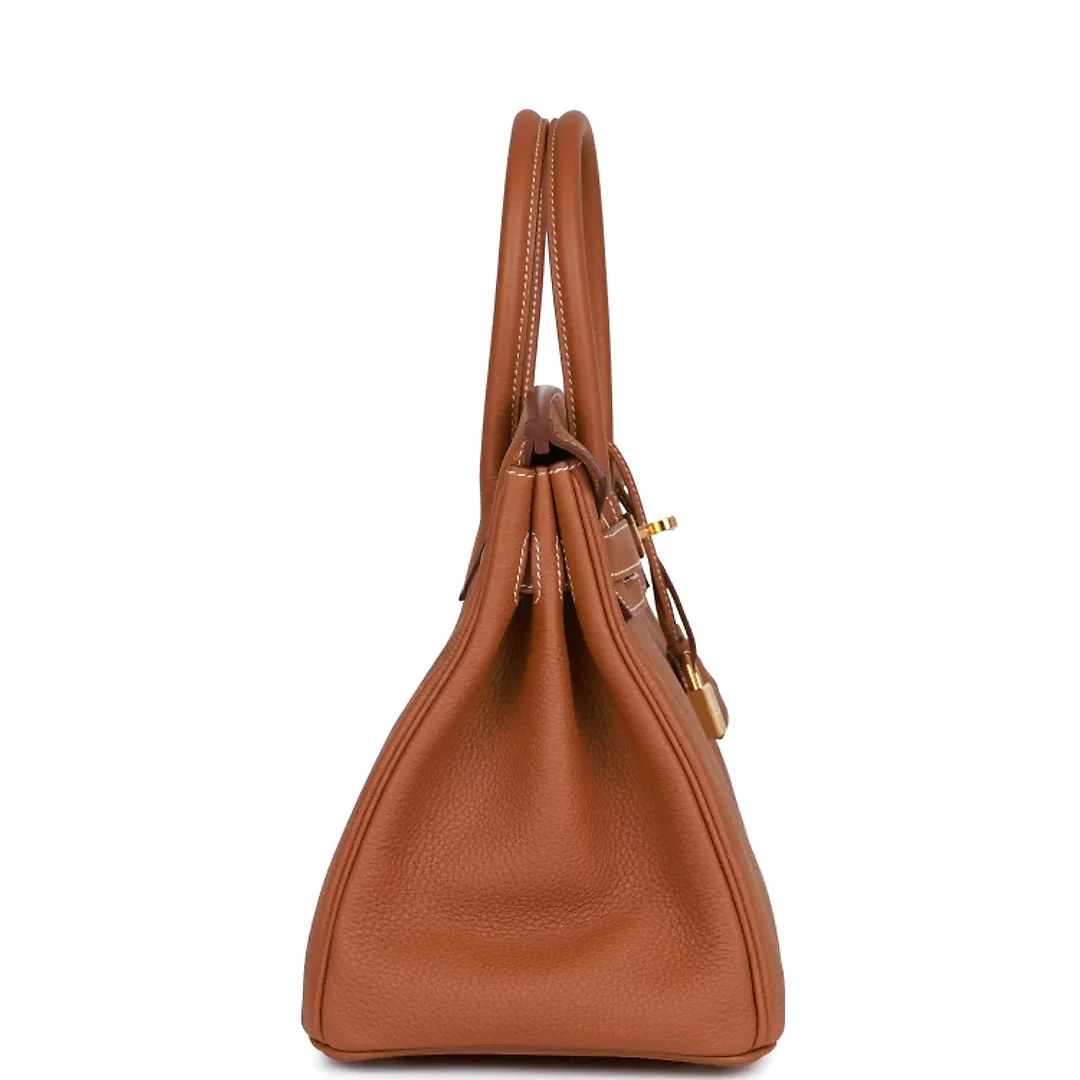 H Birkin 30 Gold Togo Gold Hardware
