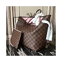 L N41603 Neverfull MM Shoulder Bag Damier Ebene Canvas